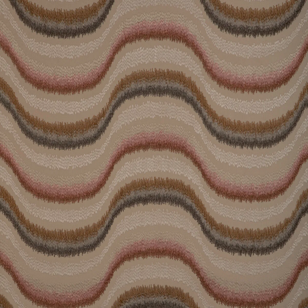 Brunschwig & Fils Du Son Embroidery Granite Fabric
