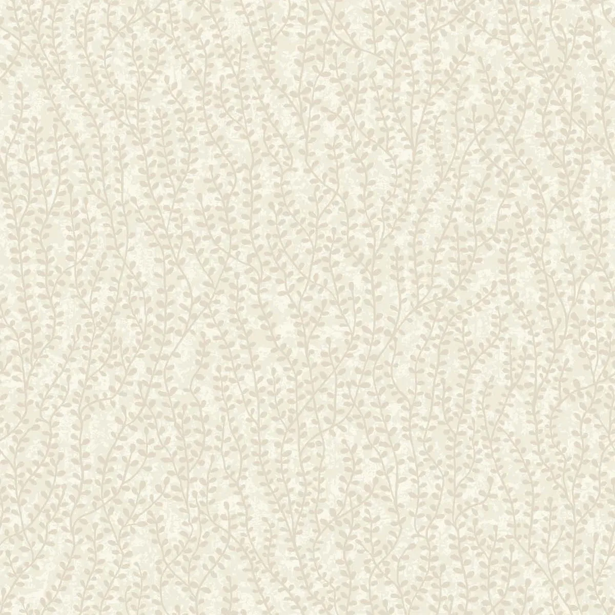 Seabrook Designs Seaweed Beaded Branches Off White Satin Wallpaper