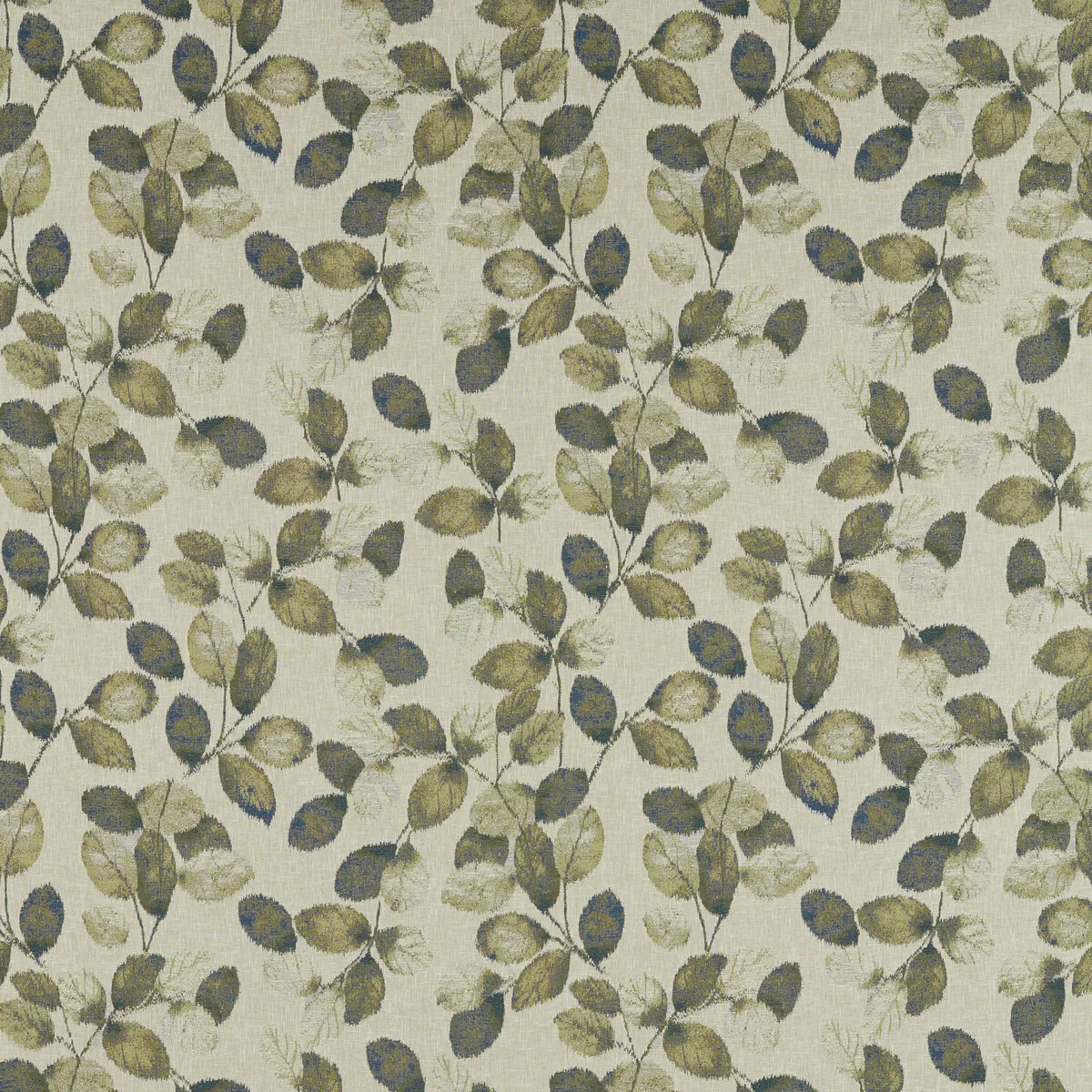 Clarke & Clarke Northia Olive Peacock Fabric