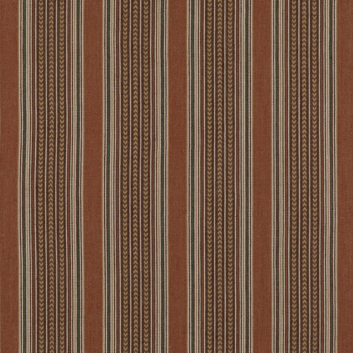 Mulberry Berber Stripe Spice Fabric
