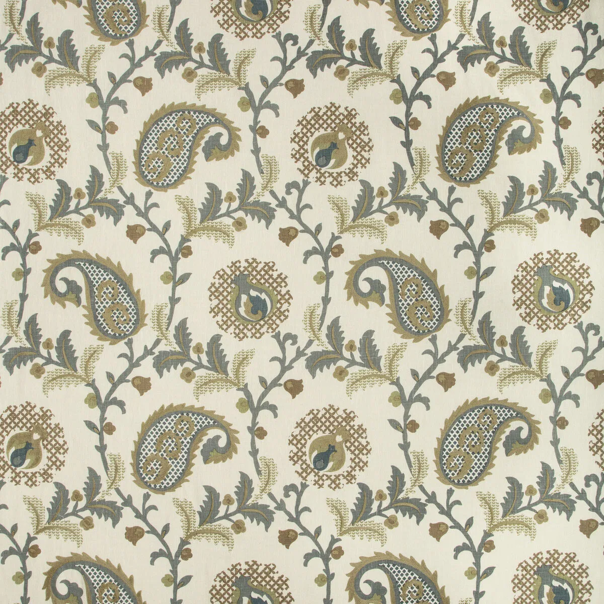 Kravet Saudade Paisley Dried Thyme Fabric