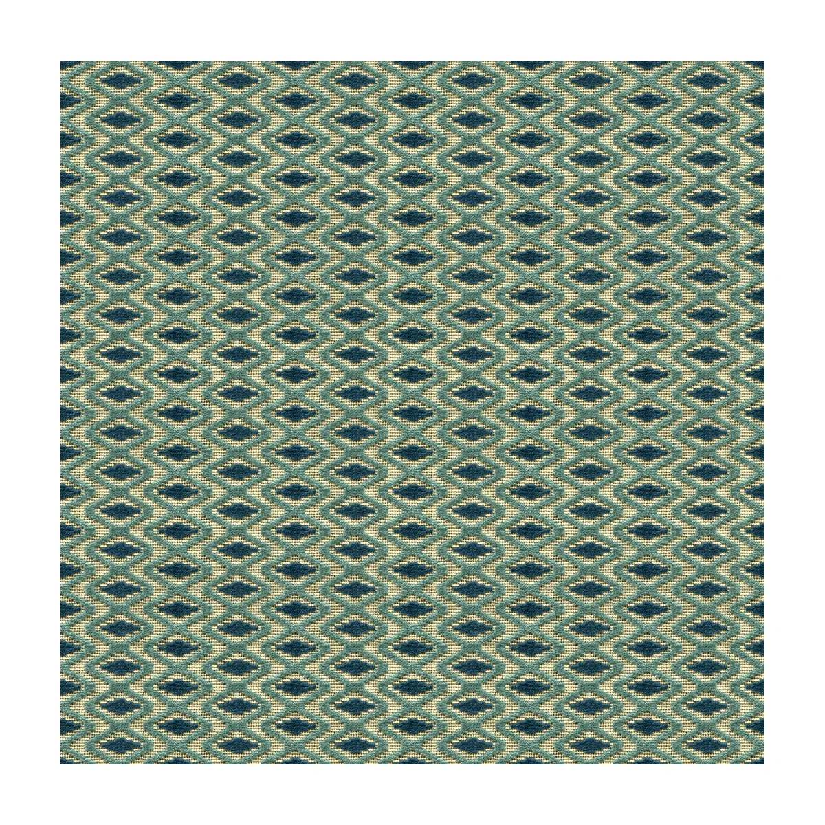 Lee Jofa Otto Trellis Lagoon/Teal Fabric