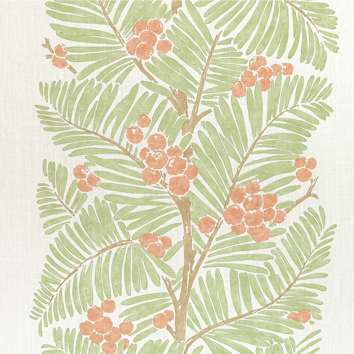 Brunschwig & Fils Palmar Print Spice Fabric
