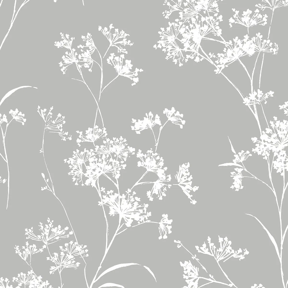 Lillian August Peel & Stick Floral Mist Alloy Wallpaper