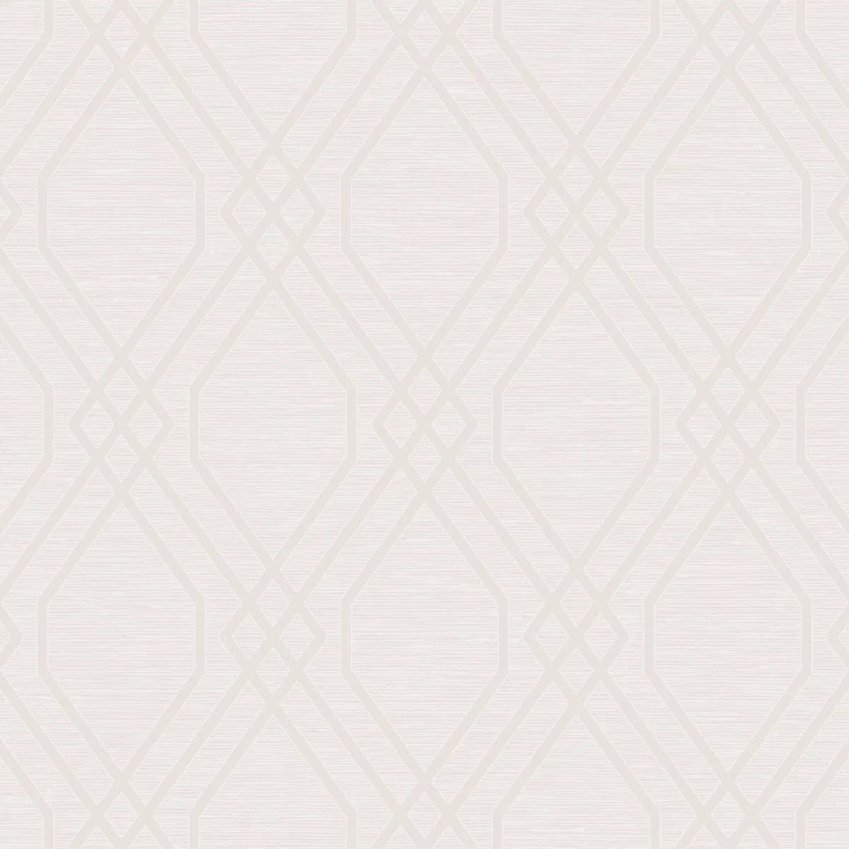 Seabrook Designs Diamond Geo Blush Glitter & Off-White Wallpaper