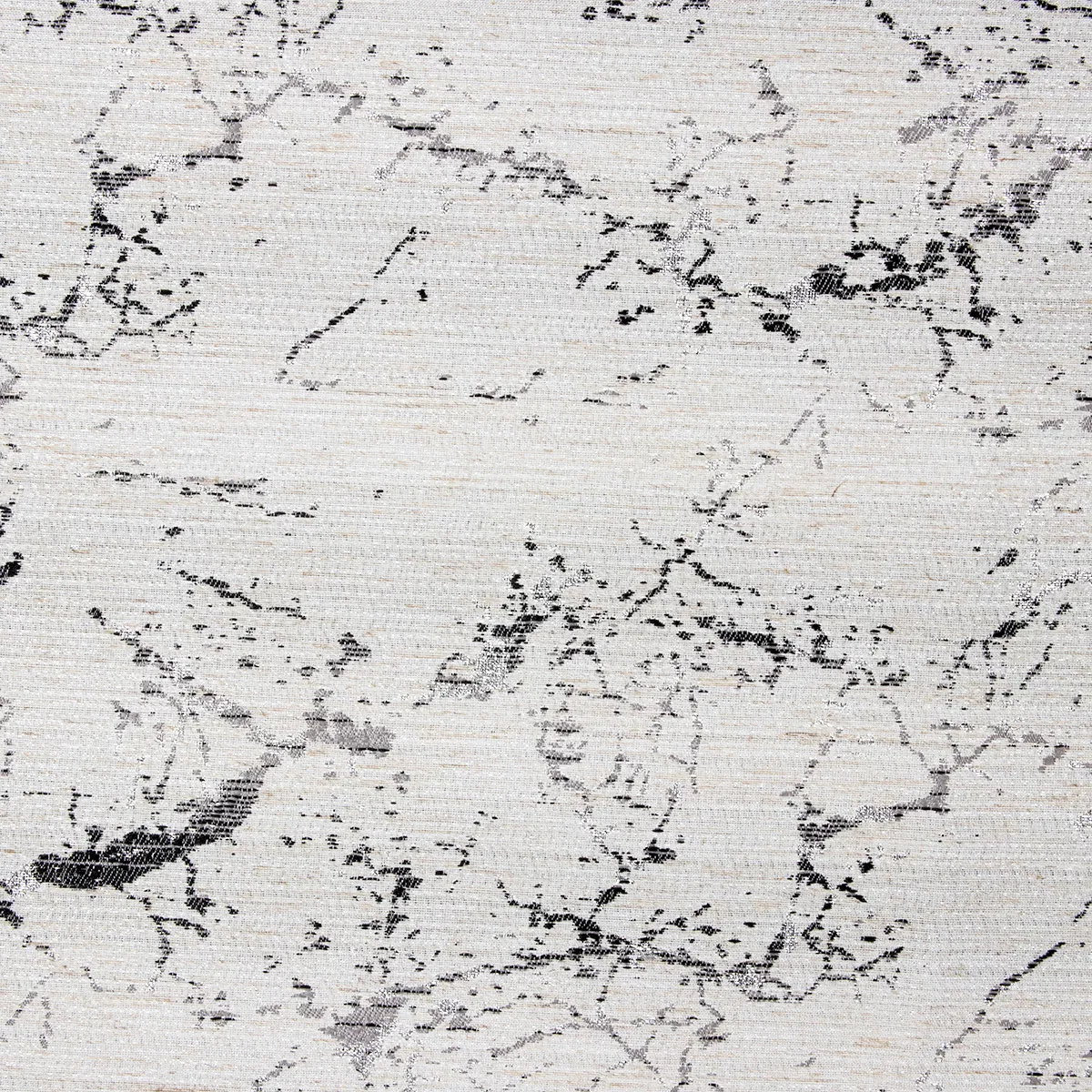 Limestone 110" Black Fabric