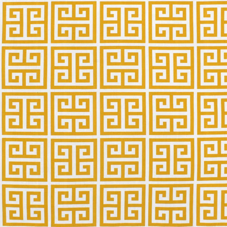 Premier Prints Outdoor Towers Citrus Yellow Fabric