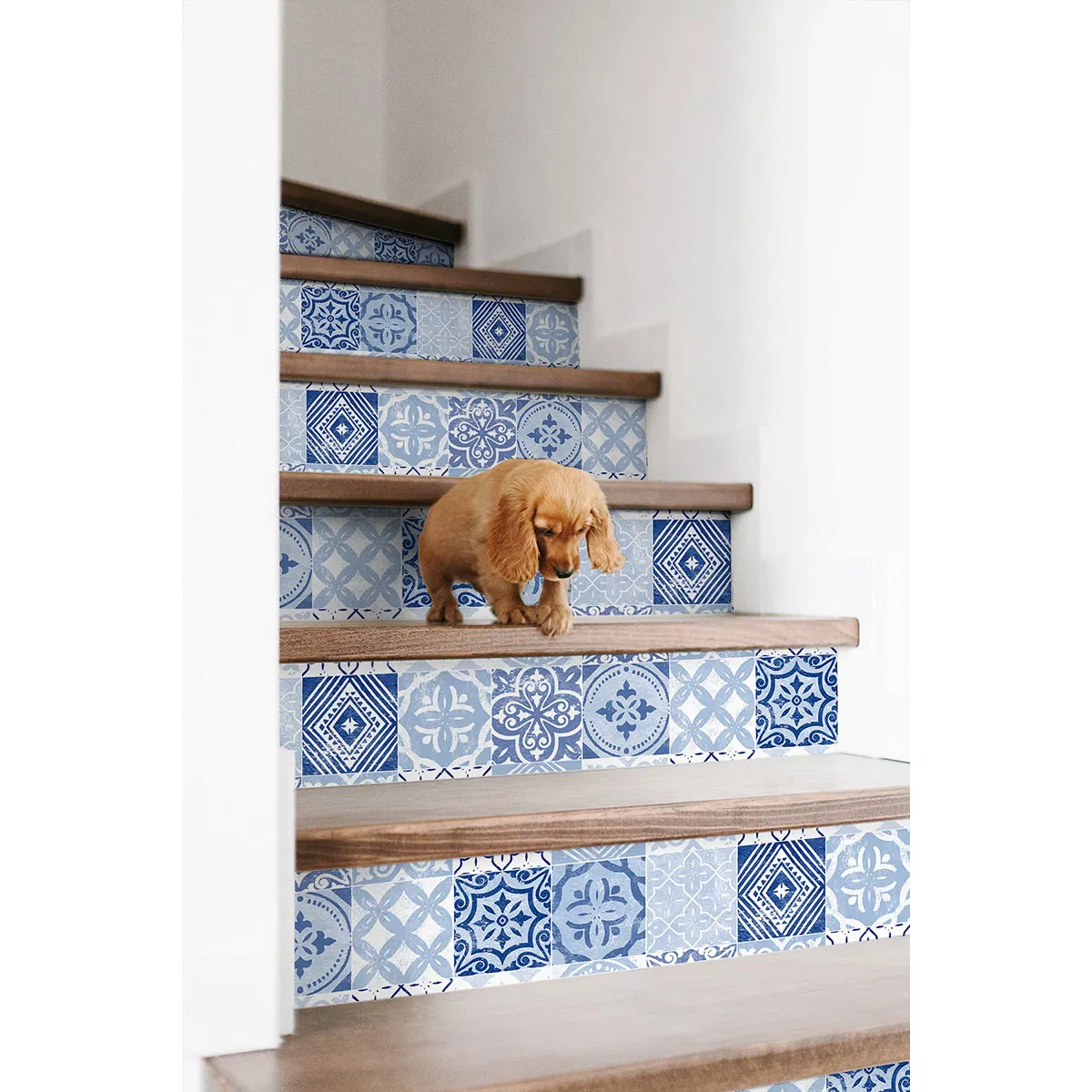 Stacy Garcia Home Peel & Stick Tilework Glacier Blue Wallpaper