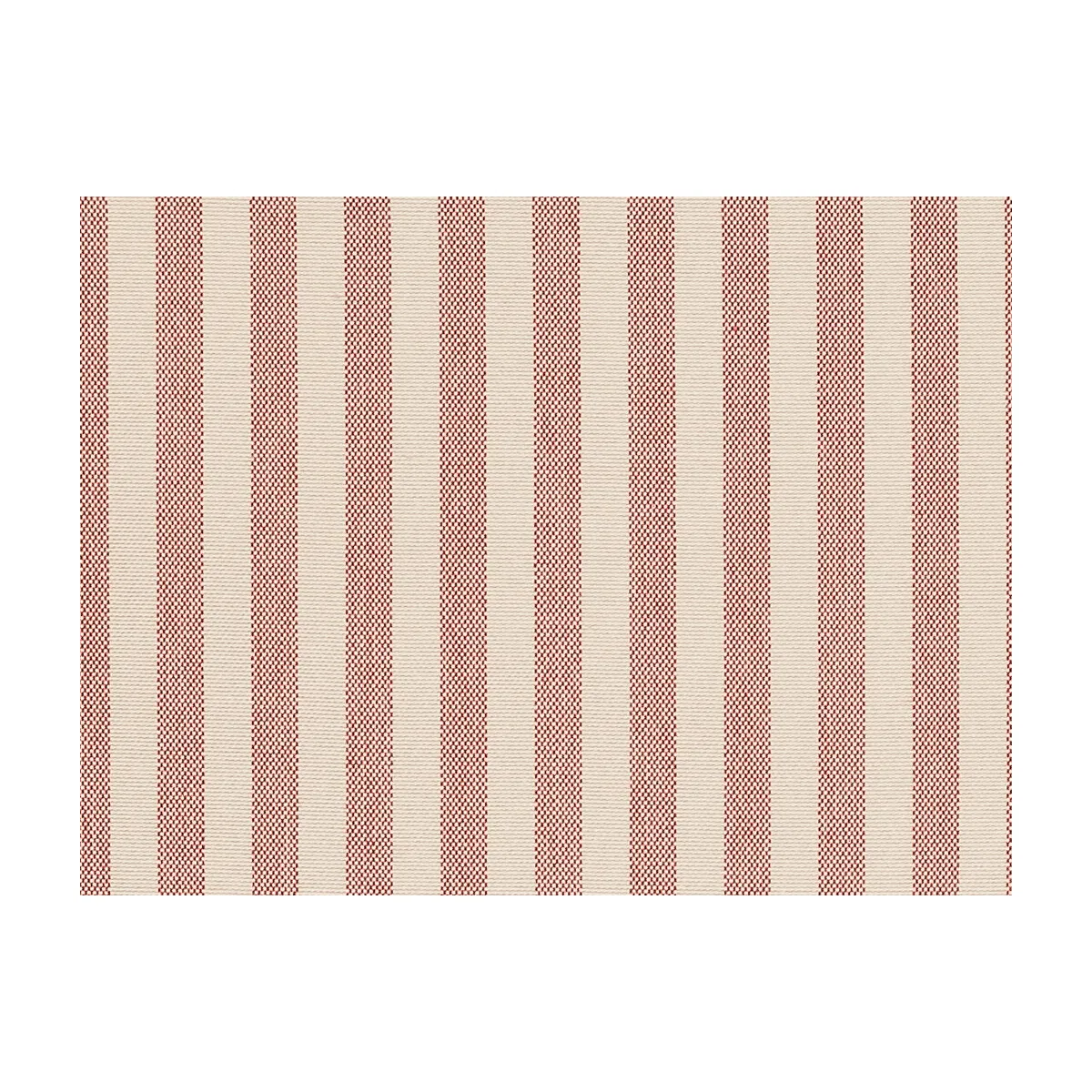 Brunschwig & Fils Directire Stripe Pekin Red Fabric