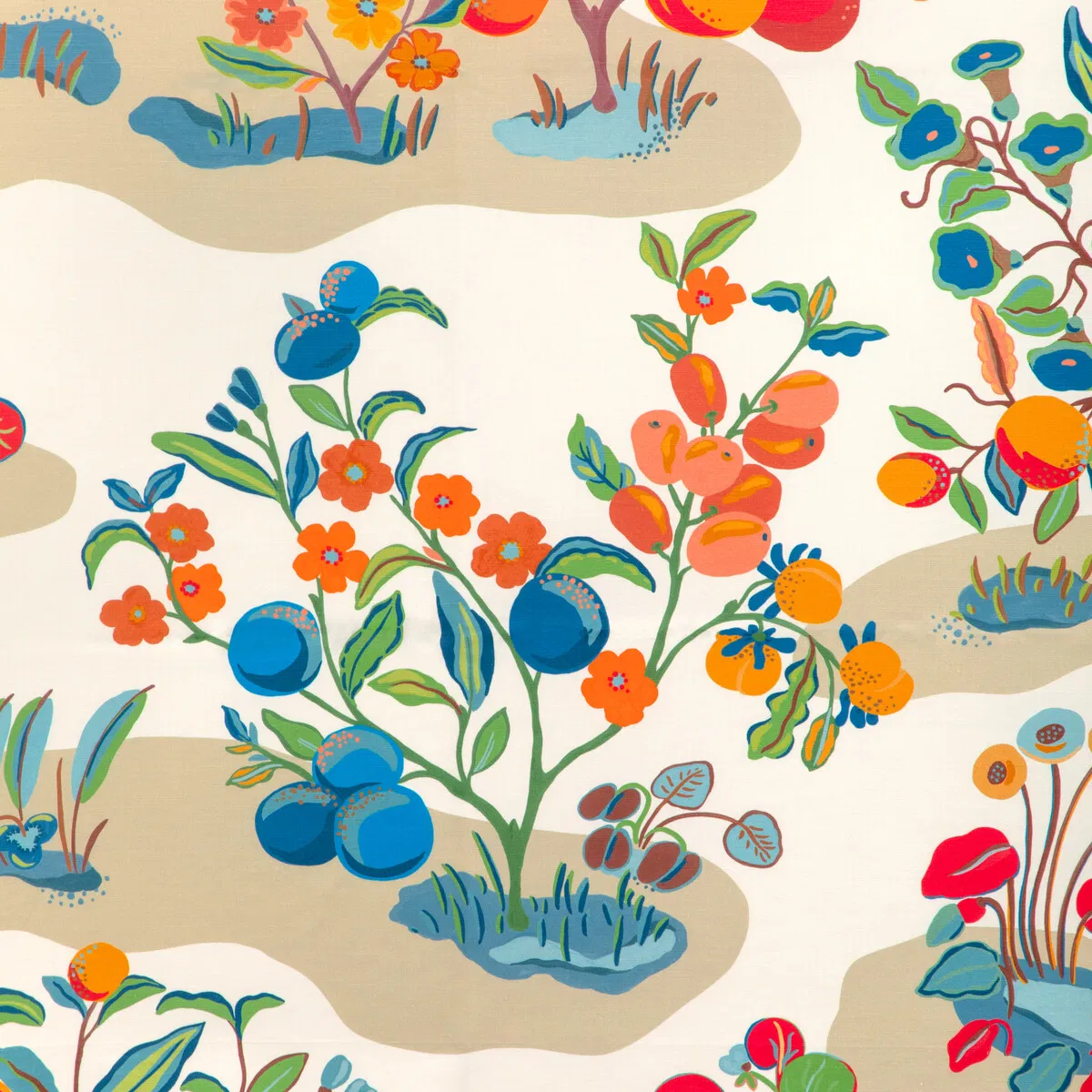 Brunschwig & Fils Pomelo Print Multi Fabric