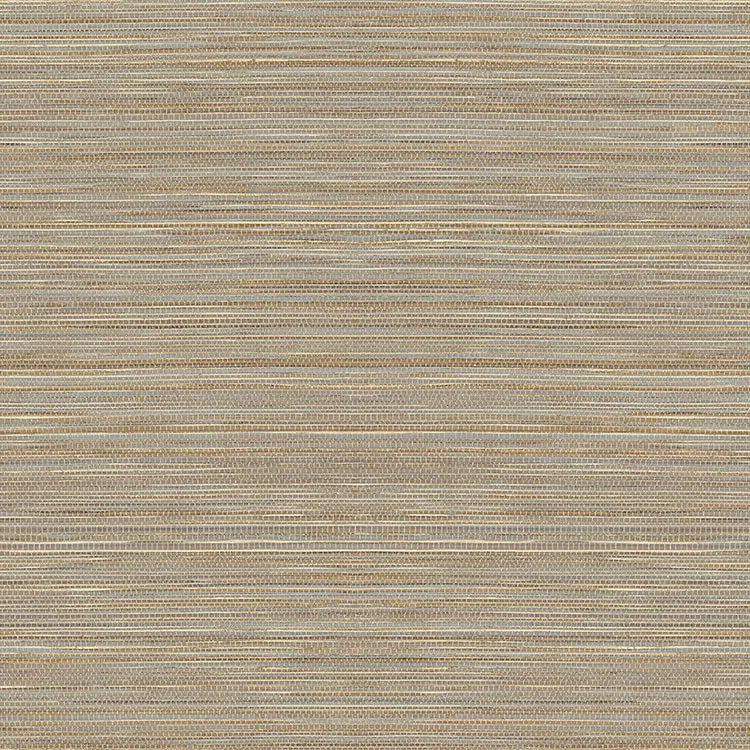 Lillian August Peel & Stick Luxe Sisal Pashmina & Metallic Silver Wallpaper