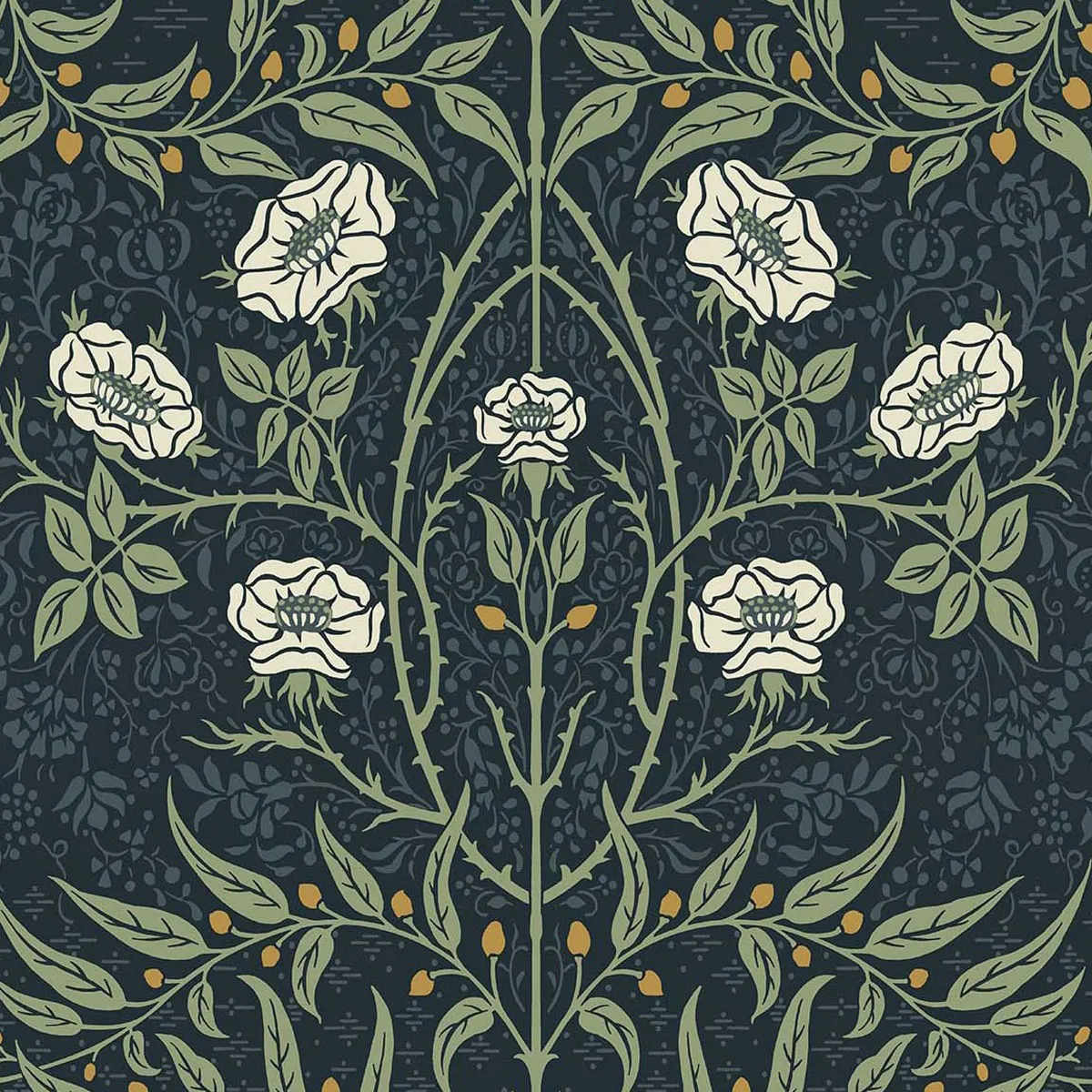 NextWall Peel & Stick Stenciled Floral Navy & Sage Wallpaper 1 11082-nextwall-peel-stick-stenciled-floral-navy-sage-wallpaper-1.webp