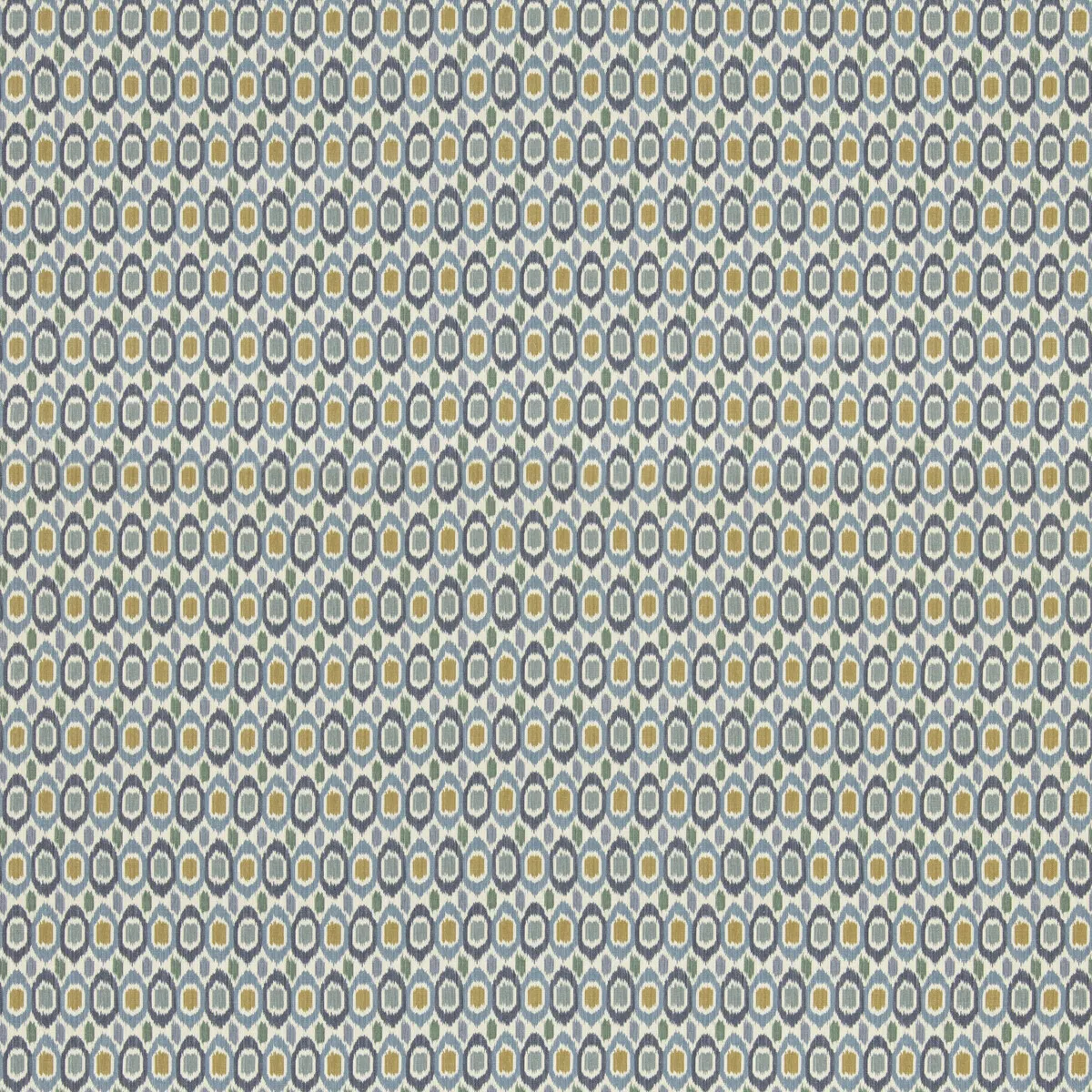 GP & J Baker Tigris Blue Fabric