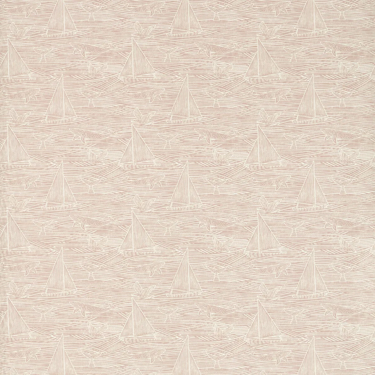 Clarke & Clarke Fin Blush Fabric