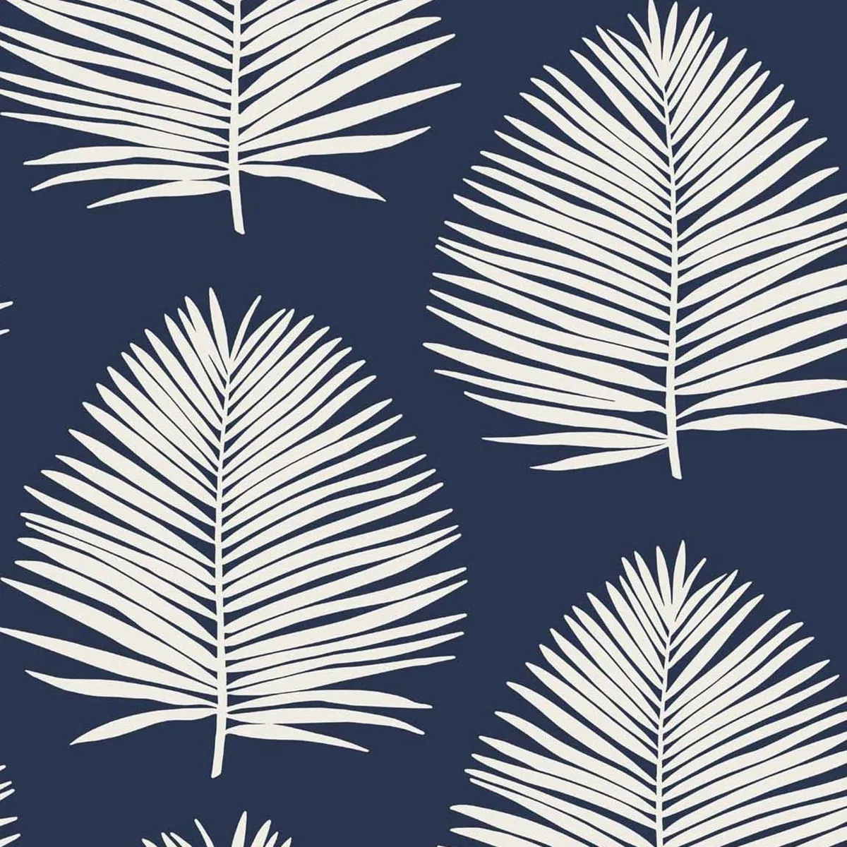 Seabrook Designs Island Palm Midnight Sky Wallpaper