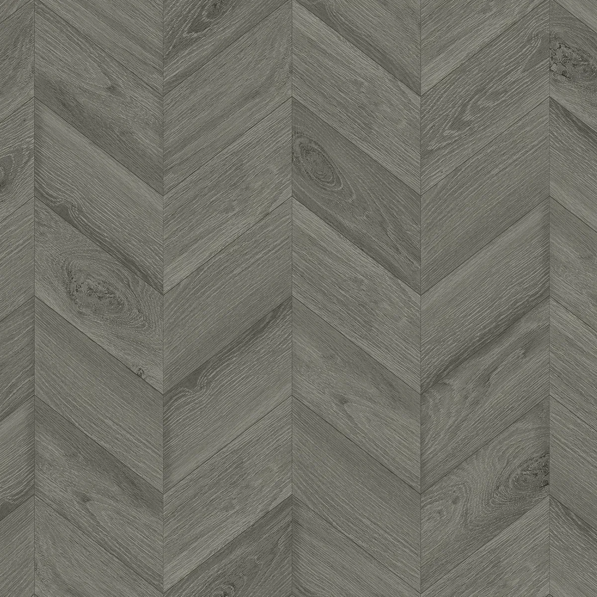 Lillian August Keone Bay Chevron Harbor Grey Wallpaper