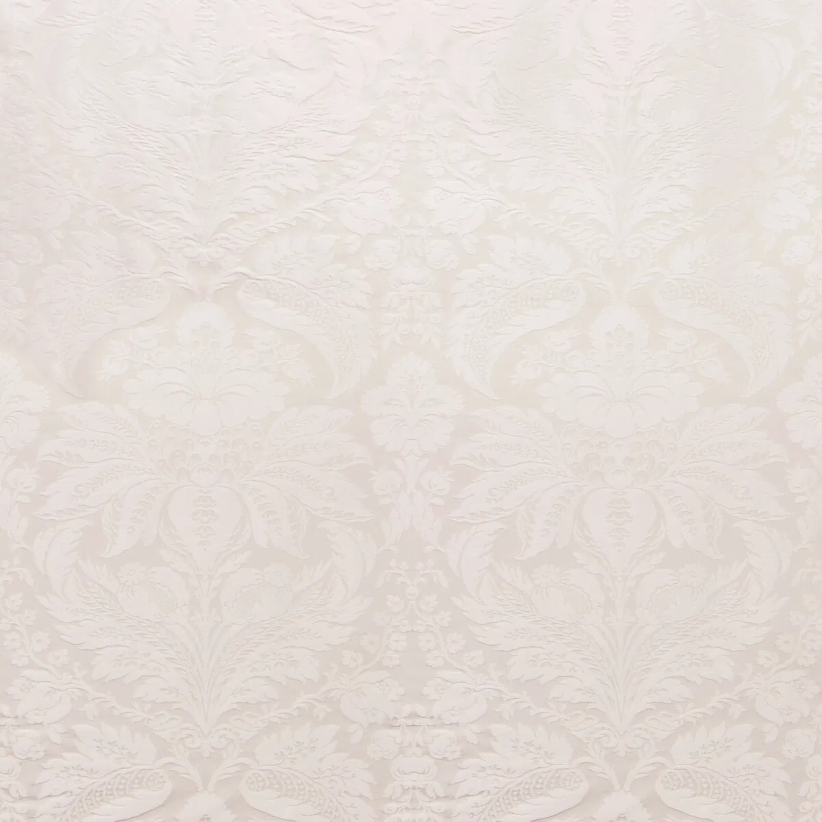Brunschwig & Fils Damask Pierre Snow Fabric