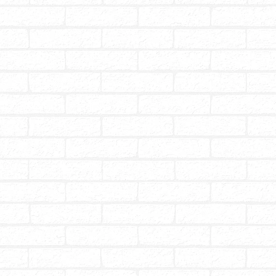 Seabrook Designs Slater Faux Brick Blancito Prepasted Wallpaper