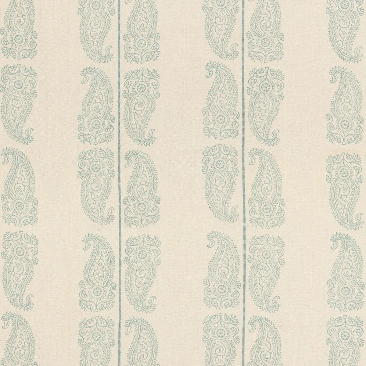 GP & J Baker Cromer Paisley Aqua Fabric