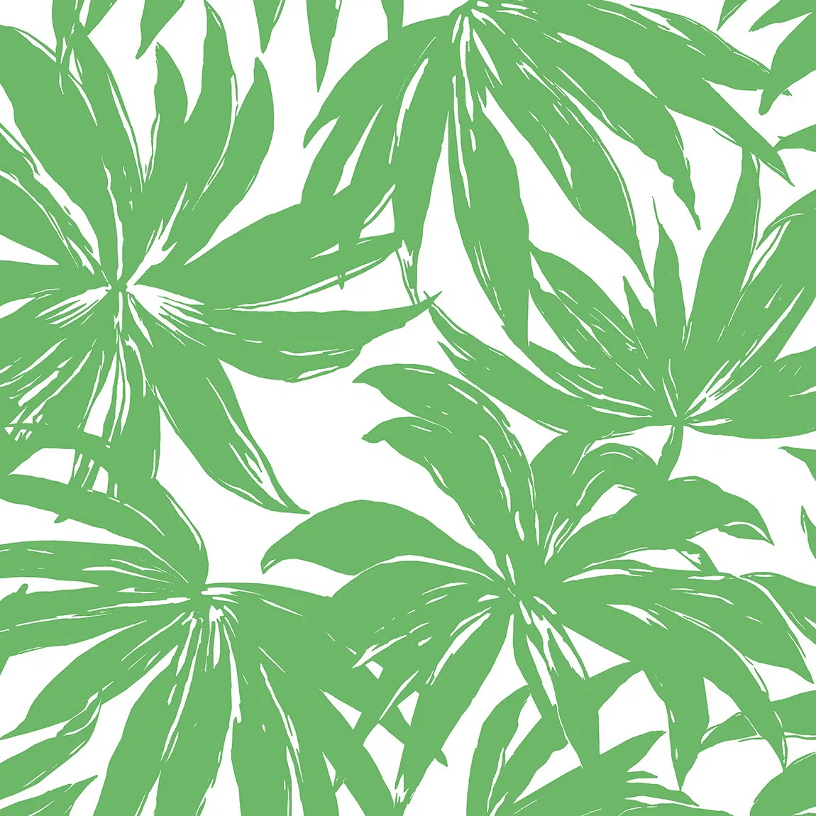 Daisy Bennett Palma Green Wallpaper