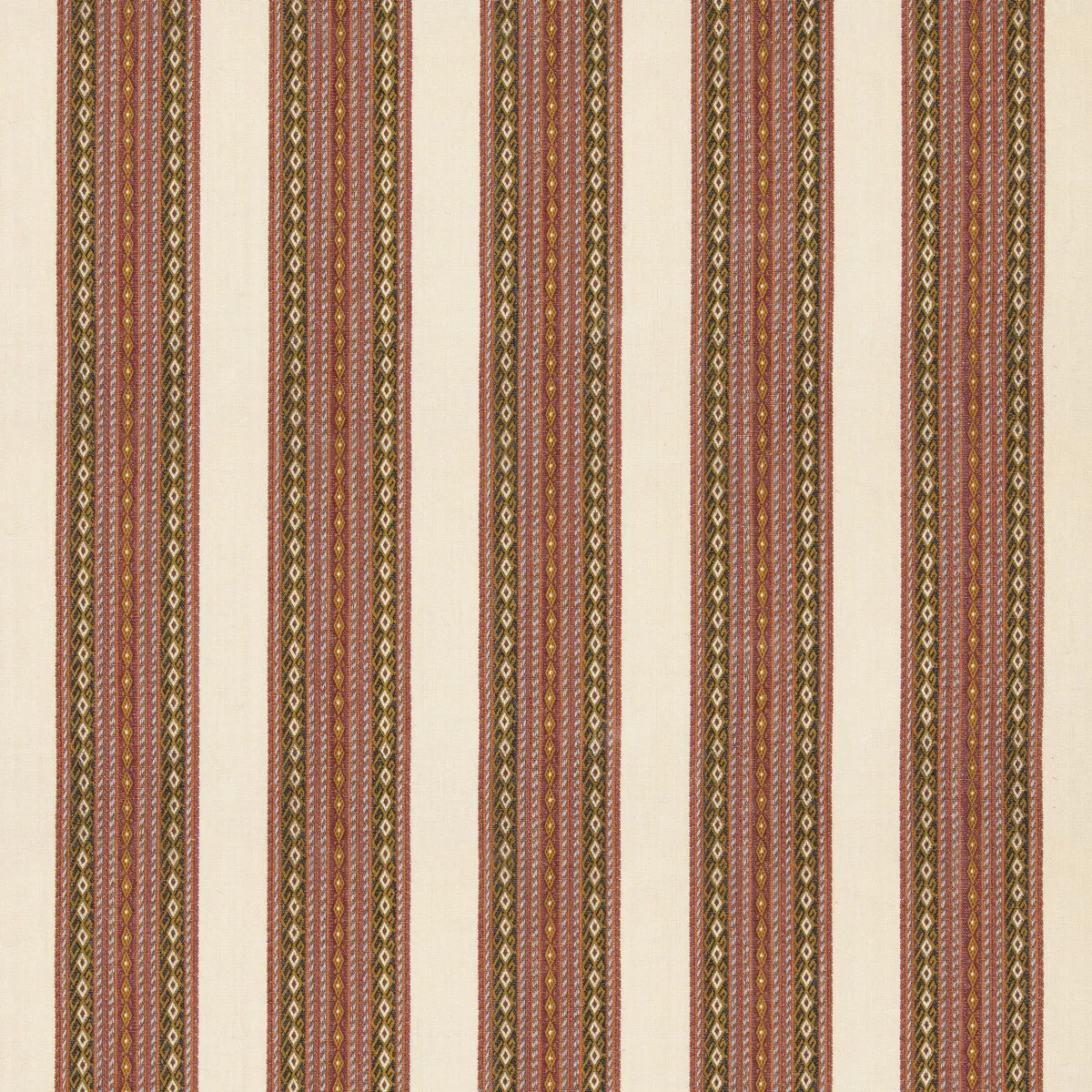GP & J Baker Worlds Apart Fuchsia/Ochre Fabric