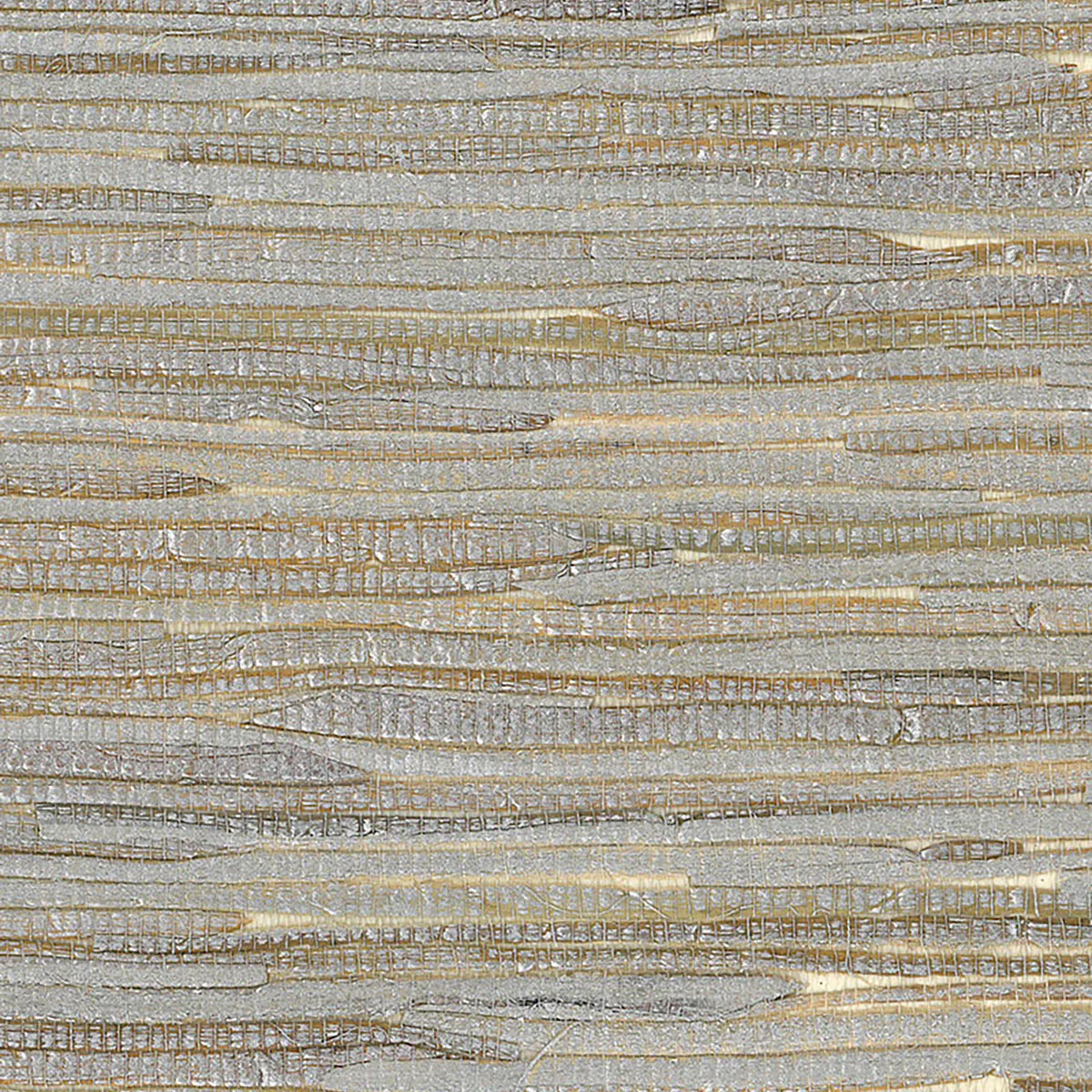 Seabrook Designs NA205 Java Grass Metallic Silver Wallpaper