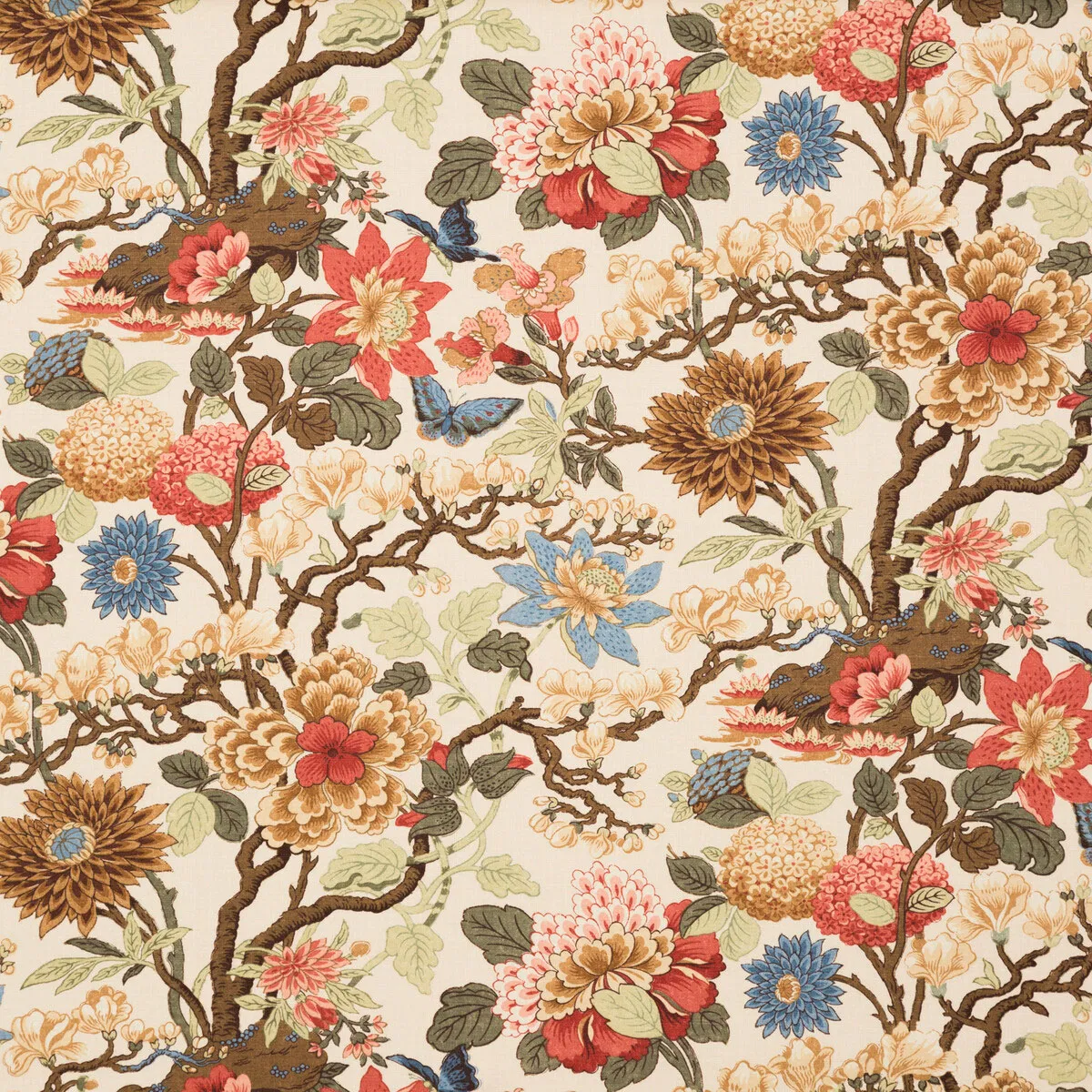GP & J Baker Magnolia Biscuit/Sand Fabric