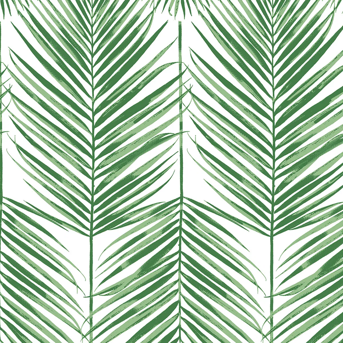 Seabrook Designs Paradise Palm Greenery Prepasted Wallpaper