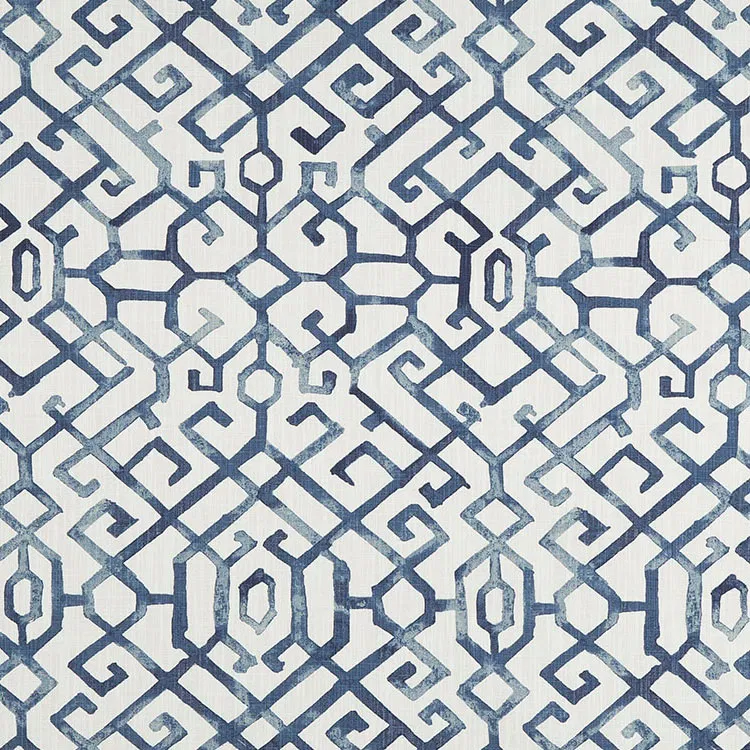 Premier Prints Jing Regal Blue Slub Canvas Fabric