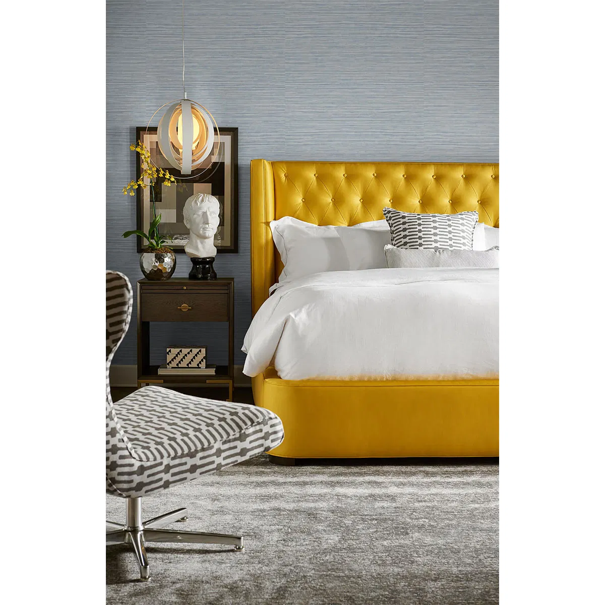 Lillian August Peel & Stick Luxe Sisal Sea Breeze Wallpaper