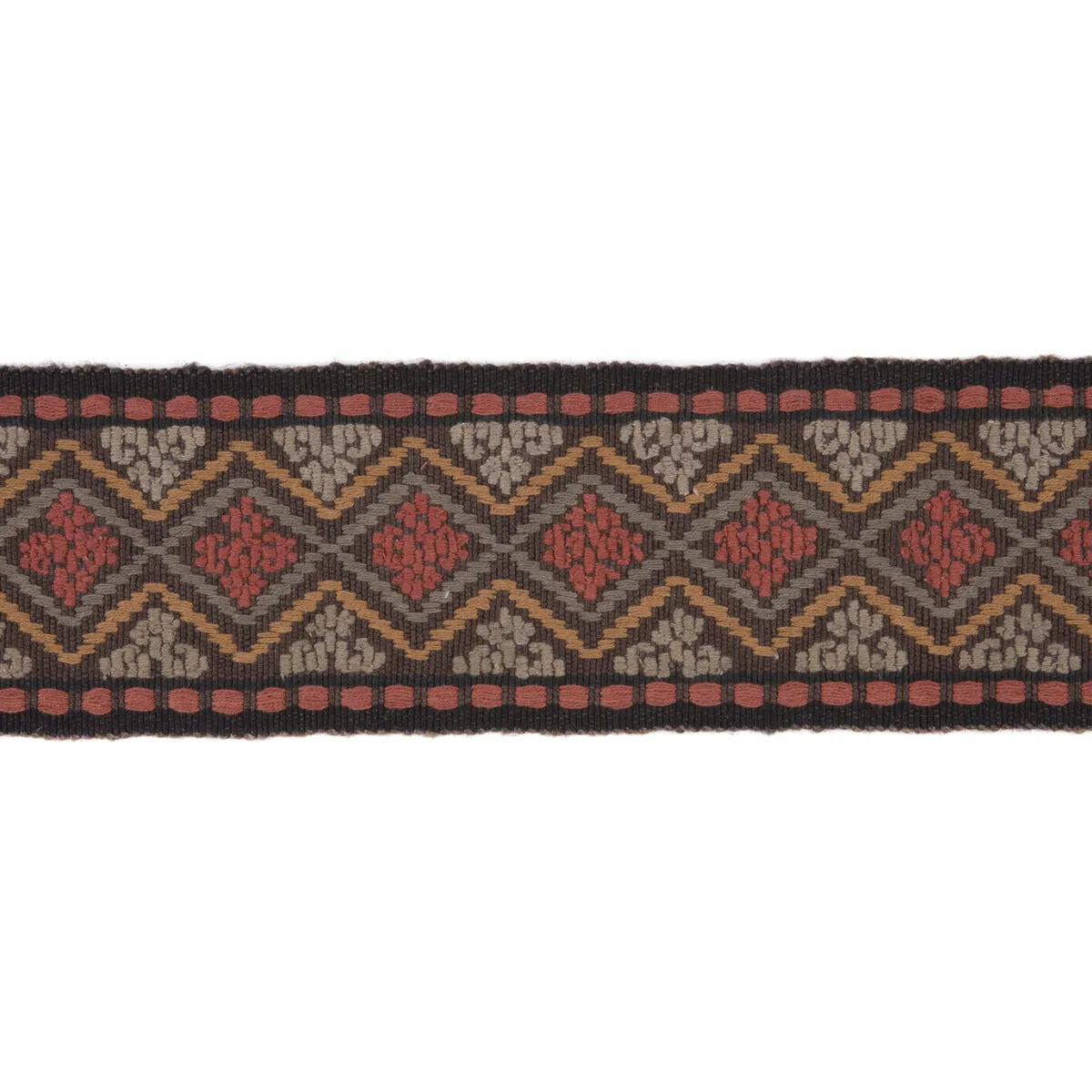 Mulberry Kingscote Russet Braid / Tape Trim