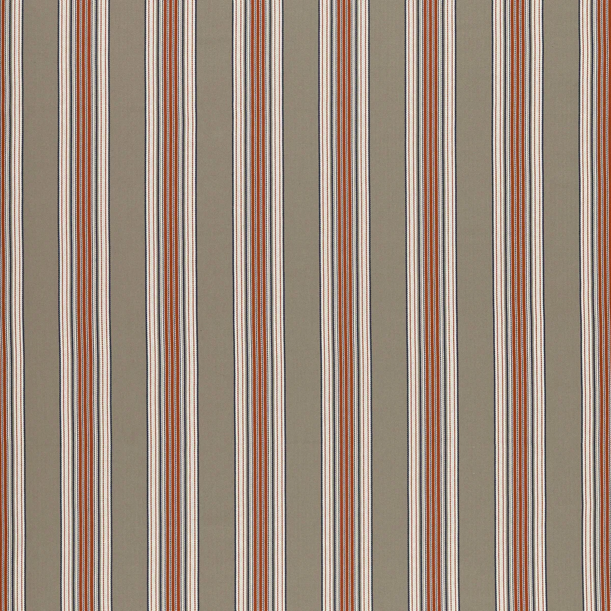 Clarke & Clarke Marylebone Navy/Rouge Fabric