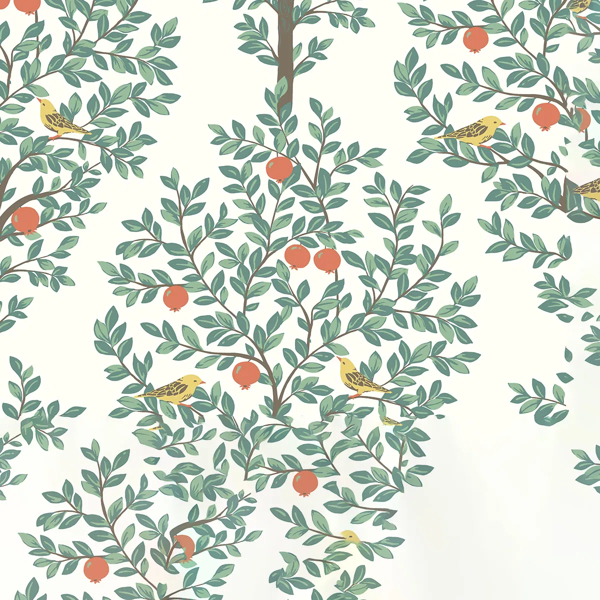 NextWall Peel & Stick Fruit Tree Juniper Wallpaper