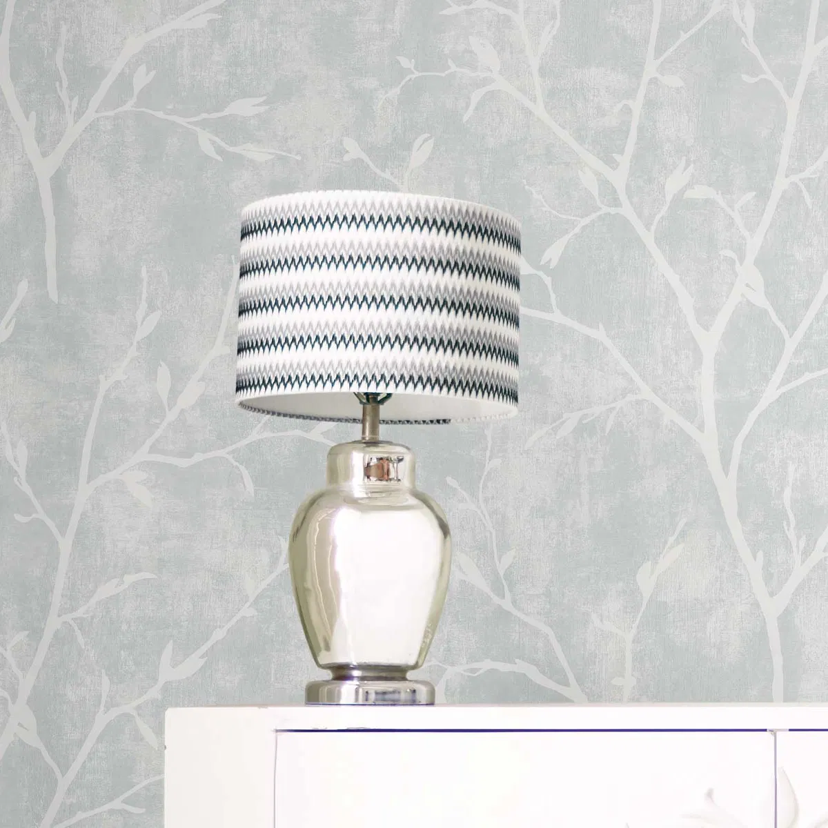 Seabrook Designs Avena Branches Winter Grey Wallpaper