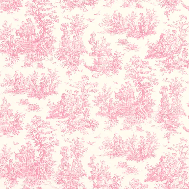 Premier Prints Jamestown Baby Pink Fabric