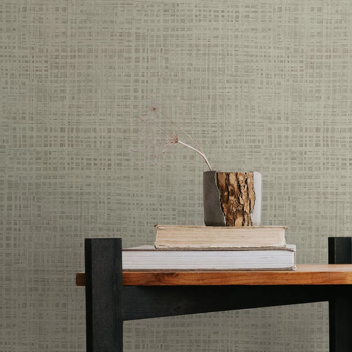 Seabrook Designs Ami Taupe Wallpaper