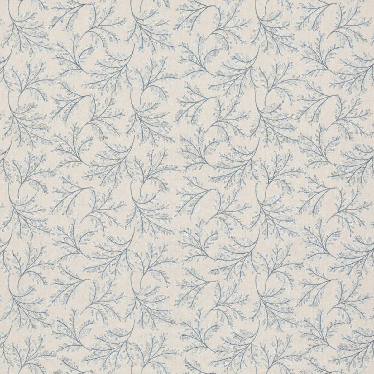 GP & J Baker Chelsea Fern Blue Fabric
