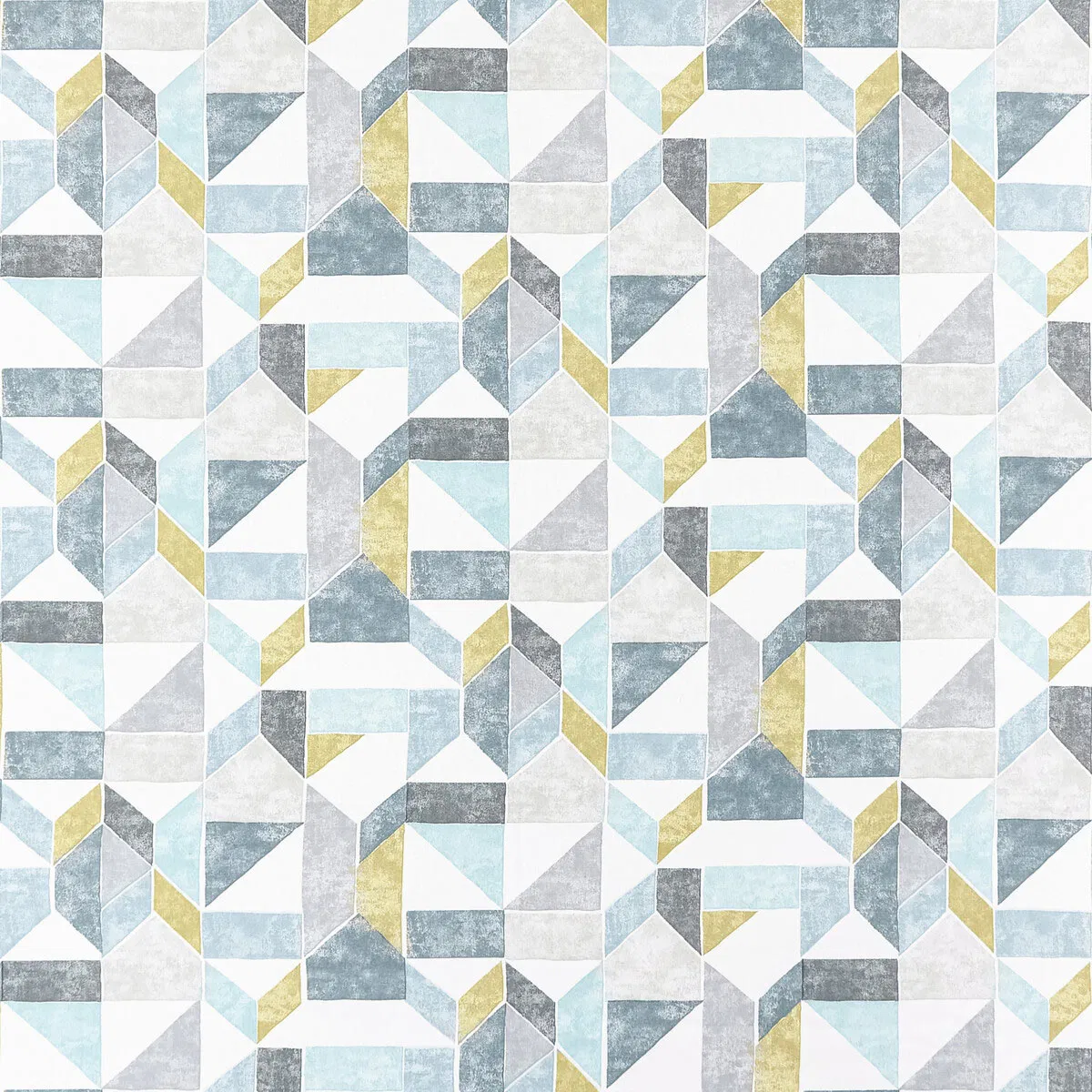 Clarke & Clarke Lanna Charcoal/Ochre Fabric