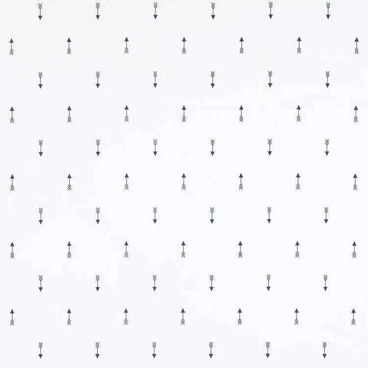 Premier Prints Mini Arrow White/Premier Navy Fabric
