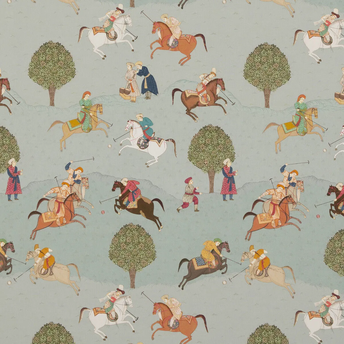 GP & J Baker Caspian Aqua Fabric