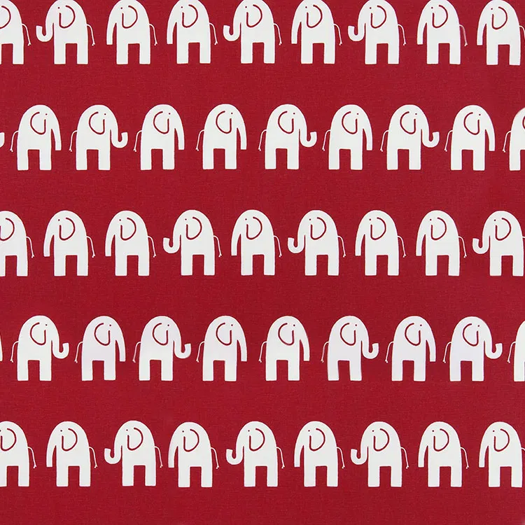 Premier Prints Ele Crimson Canvas Fabric