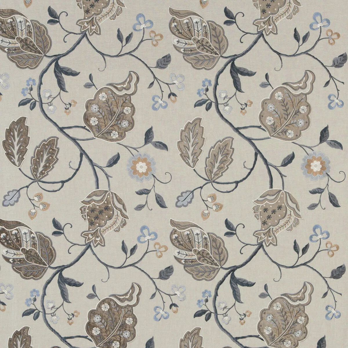 GP & J Baker Calthorpe Indigo Fabric
