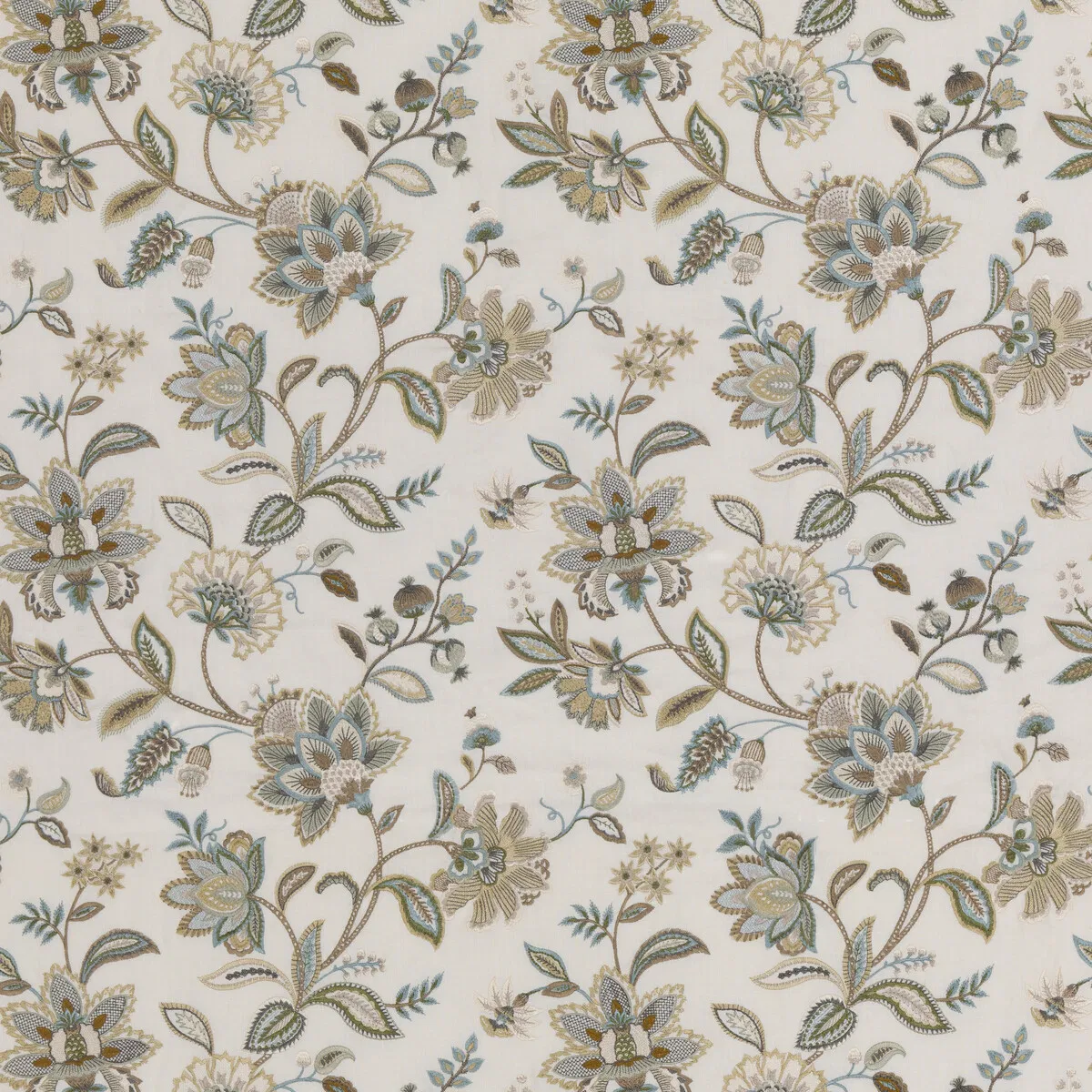GP & J Baker Langley Aqua Fabric