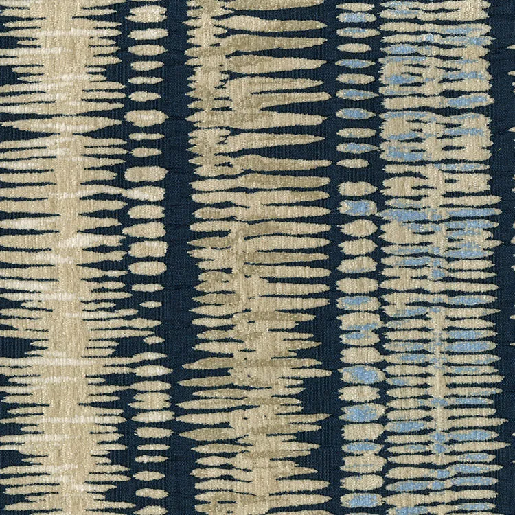 ABBEYSHEA Tame 305 Indigo Fabric
