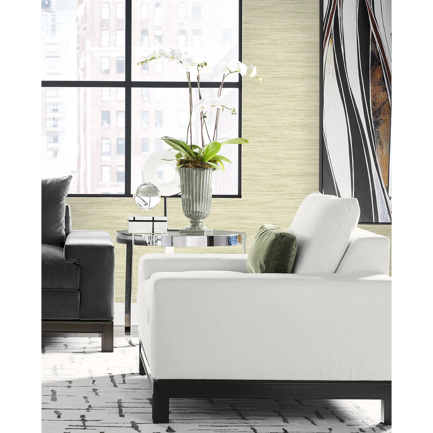 Lillian August Loe Sanctuary Stria Grassland Wallpaper