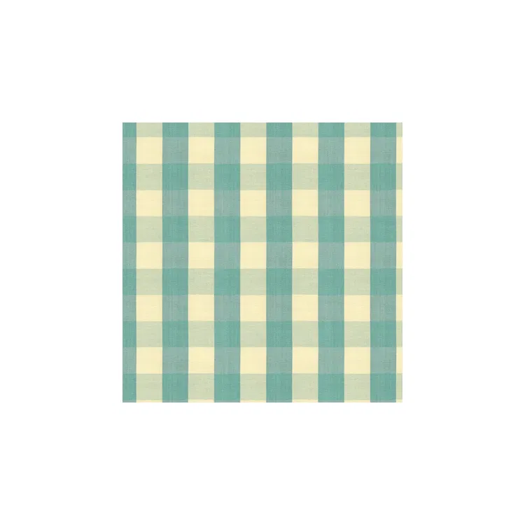 Brunschwig & Fils Carsten Check Aqua Fabric