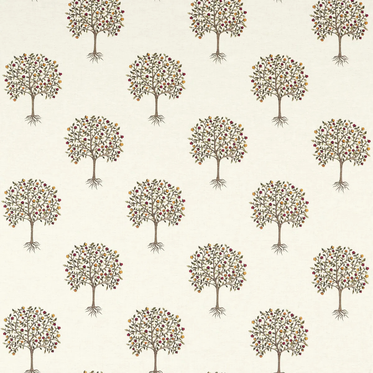 Clarke & Clarke Bergamot Multi/Linen Fabric 1 389-clarke-clarke-bergamot-multi-linen-fabric-1.webp