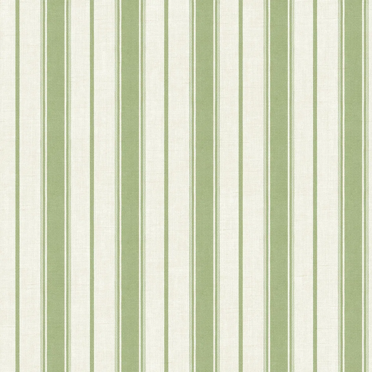 Seabrook Designs Eliott Linen Stripe Pomme Wallpaper