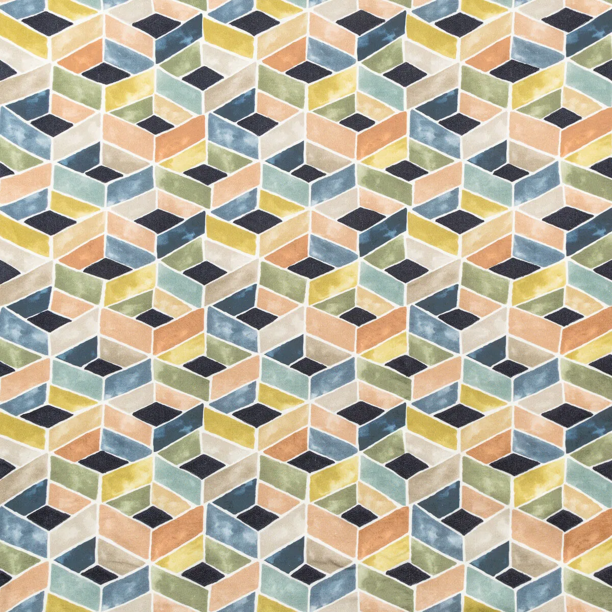 Kravet Tesserae Indigo Multi Fabric