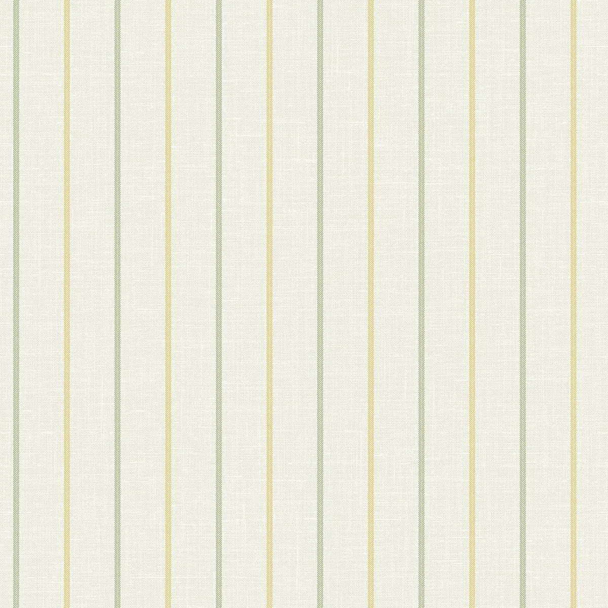 Seabrook Designs Andree Stripe Dandelion & Pomme Wallpaper